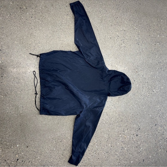 Retro Polo Sport Navy Quarter Zip Windbreaker - Size S - Picture 6 of 7